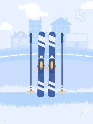Equipement & piste de ski